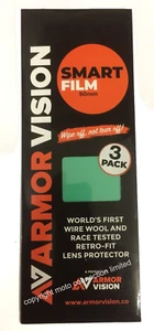 Armorvision Smart Films Lens Protectors 50mm - Pack of 3 Clear Vision Strips - Picture 1 of 4
