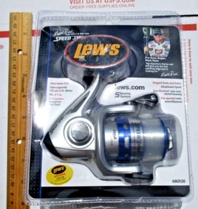 NEW* LEW'S Mark Rose Speed Spin 5 Bearings Spinning Reel Pre-Spooled Open Faced - Picture 1 of 8