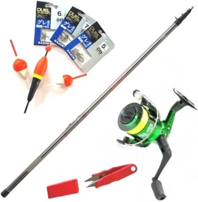 Kit Trota Lineaeffe Carbonfish 4.00m 5-25g + Vigor Sl400 + Minuteria in OMAGGIO - Immagine 1 di 3