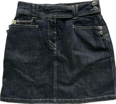 NUEVO CON ETIQUETAS - Falda vaquera cintura lengüeta DKNY - Talla 12 Foto 1 de 4