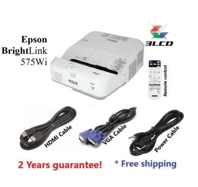 Epson Brightlink 575wi Ultra-Short Throw Projector 2 Yrs guarantee - Image 1 of 4