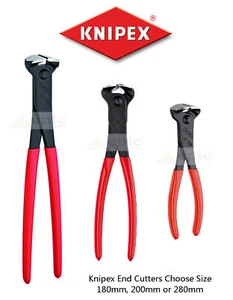 Knipex Steel Fixers End Nipper Twist Cutting Cutter Wire Plier Choose Size 7-11" - Picture 1 of 7