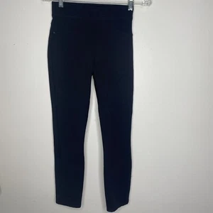 New SPANX Black Leggings Pants Womens Size XS Stetch Slim Leg - Picture 1 of 8