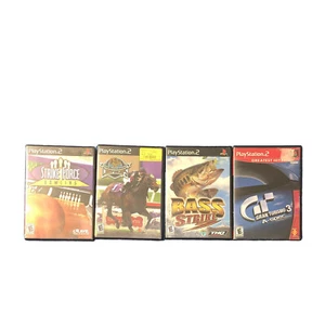Lote de 4 Juegos Sony PlayStation 2 Gran Turismo 3 Bajo Fuerza de Golpe Bolos Completos - Imagen 1 de 5