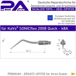 Scaler Tip - ZEG-Spitze k8A - passend für KaVo® SONICflex Quick - Bild 1 von 4