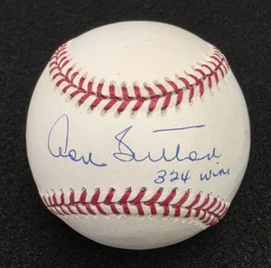 DON SUTTON Signed Inscribed 324 WINS Official MLB Baseball-HOF-DODGERS-PSA - Picture 1 of 8