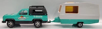 Majorette Chevy Blazer “FRUIT OF THE LOOM” and Caravan 1:36 - 1970 Diecast Rare - Image 1 of 4