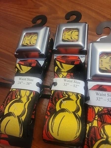 Marvel Iron Man Buckle Down Sicherheitsgurt Gurt NEU passt Taillengrößen 24 - 38 - Bild 1 von 3