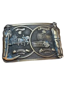 Vintage 1980er IH McCormick Reaper Spec Cast Inc. Gürtelschnalle - Bild 1 von 6