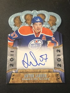 2011-12 Panini Crown Royale Royalty Signatures Anton Lander #143 Rookie Auto RC - Picture 1 of 2