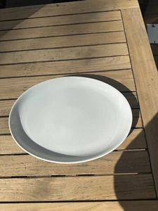 MADE IN GERMANY White platter 16" VINTAGE Porcelain Oval - Picture 1 of 5