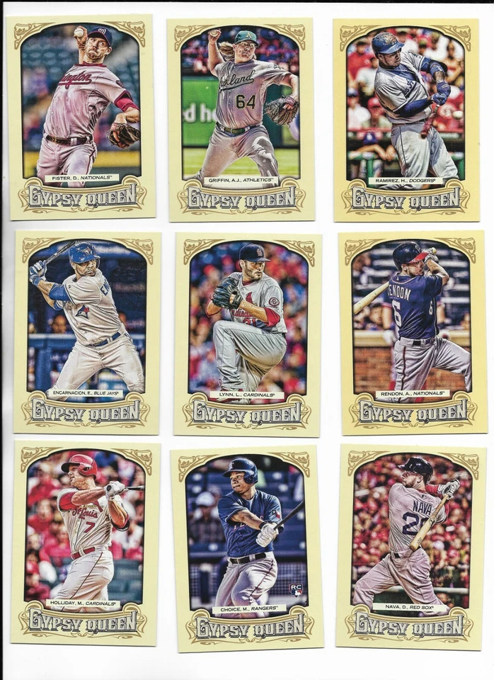 2014 Gypsy Queen PICK-A-CARD Lynn Rendon Kimbrel Cano Konerko Chapman Reddick + - Image 1 of 1