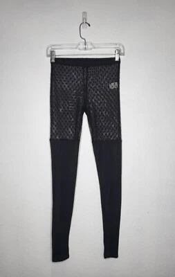 Medias transparentes de encaje de puntos FOR LOVE & LEMONS para mujer talla pequeña tela en contraste negras Foto 1 de 4