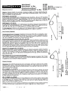 Loewe Service Manual für Kora Stereo / Premiere Luxus Stereo - Picture 1 of 1