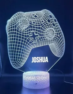 Personalisiertes Gamer-Geschenk 3D-Effekt mehrfarbig LED Xbox Licht | Weihnachtsgeschenk - Bild 1 von 4