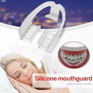 Universal Night Sleep Mouth Guard Stop Teeth Grinding Anti Snoring FW - Picture 1 of 12