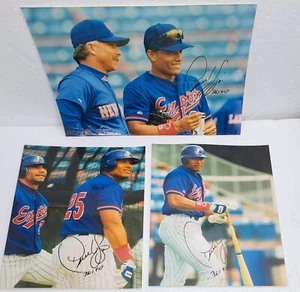 MLB Montreal Expos David Segui 3 Signed Photos 12x8 , 8x10 - Picture 1 of 6