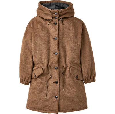 Women's Filson Wool Mohair Parka - CHOOSE SIZE - 20119693 Hairy Furry Camel Hood - Image 1 of 4