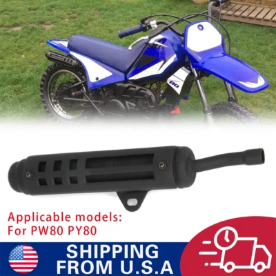 PW80 Exhaust Muffler Silencer Tail Pipe For PW80 PY80 All yeas DirtBike Silencer - Image 1 of 4
