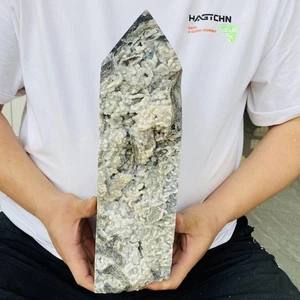 Natural Sphalerite ore Quartz Obelisk Quartz Crystal Reiki Healing 4400g - Picture 1 of 13