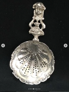 Antique silver site čko with a silver ground piece 800 pr Weight 29 gr Length 12 - Picture 1 of 7