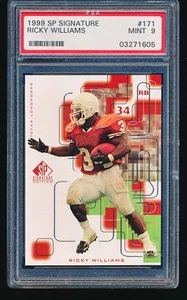 1999 SP Signature RICKY WILLIAMS Rookie #171 PSA 9 - Picture 1 of 2