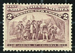 US Stamps-SC# 231 - Columbus - MHR - CV $13.00 - Picture 1 of 2