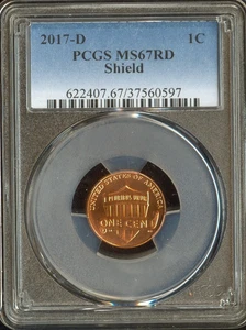 2017-D Lincoln Cent PCGS MS67 RD Quality - Picture 1 of 2