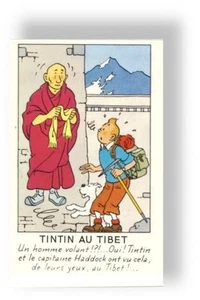 Tim und Struppi seltene Werbevignette Tibet - Bild 1 von 1