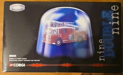 Corgi CC13006 Dennis F12 Pump Ladder Hartlepool County Fire Brigade, 1/50 - Image 1 of 2