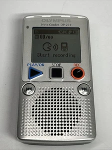 Olympus Note Corder DP-201 Digital Handheld Voice Recorder Playback *TESTED* - Picture 1 of 5