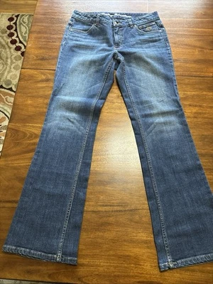 Harley Davidson Women's Blue Jeans Size 6 Demin Bootcut - Image 1 of 4