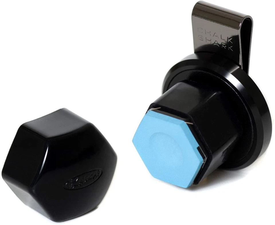 Kamui Roku Chalk Shark Billiards Octagonal Pool Chalk Holder Case - Black - Image 1 of 4