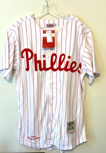 Richie Ashburn Mitchell & Ness Philadelphia Phillies Baseball #1 Jersey 52 NEW - Picture 1 of 10