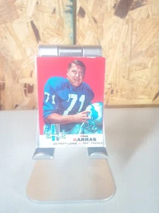 cartolina calcio topps 1969 # 123 Alex Karras - Foto 1 di 2
