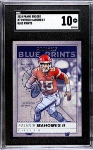 2024 Panini Encore #7 Patrick Mahomes II Blue Prints SGC 10 - Picture 1 of 2