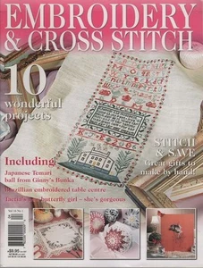 MARILYN HORWOOD [EDITOR] Embroidery & Cross Stitch Vol 16 No 1: 10 wonderful pro - Picture 1 of 1