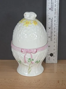 Belleek Ireland Daffodil Ann Egg Box - 2nd Edition 3524 Easter - Picture 1 of 8