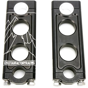 Cheetah Factory Racing Black 5" Knucks Handlebar Riser - CFR-CD08 - Bild 1 von 4