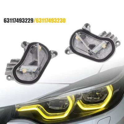 Módulo LED adaptativo DRL ojos de ángel amarillo para BMW F80 M3 F83 F82 M4 LCI 2018-20 Foto 1 de 4