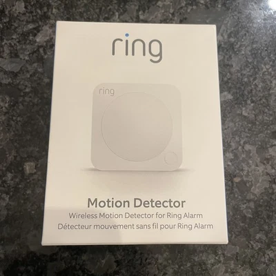 Ring Alarm Motion Detector 2nd Gen White Adjustable Sensor Home Security NEW - Image 1 of 4