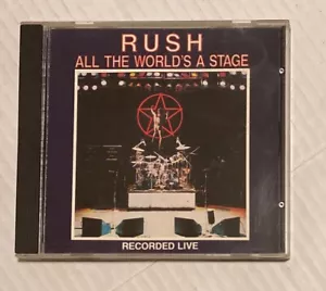 Rush All The Worlds A Stage Live CD Mercury Records 822 552-2 M-1 Hard Rock - Picture 1 of 6
