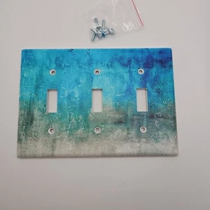 Decorative 3-Gang Light Switch Wall Plate Cover 3-Switch TOGGLE - Picture 1 of 7