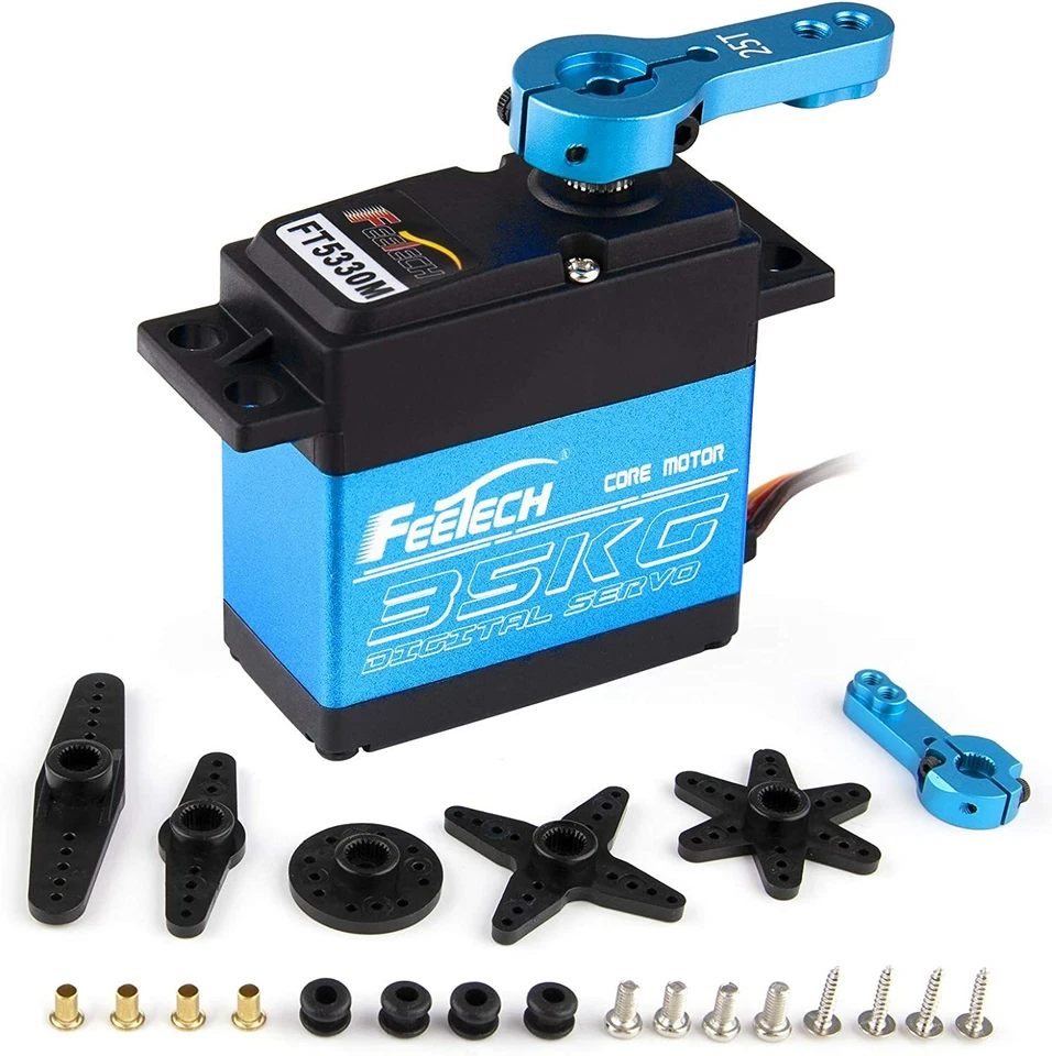 Für RC Auto FT5330M 180° 35kg Digital Metall Getriebe Servo Lenkservo - Bild 1 von 4