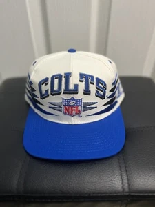 VINTAGE INDIANAPOLIS COLTS DIAMANTSCHLIFF DRUCKKNOPFLASCHE MÜTZE LOGO SPORTLICH PRO LINE - Bild 1 von 12