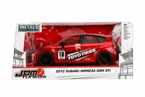 JADA 30389 JDM TUNERS 2012 SUBARU IMPREZA WRX STI RED 1:24 DIECAST MODEL #96 - Picture 1 of 4