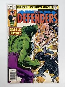 Defenders #84 (1980) 1st battle of Namor vs. Black Panther in 5.5 Fine-