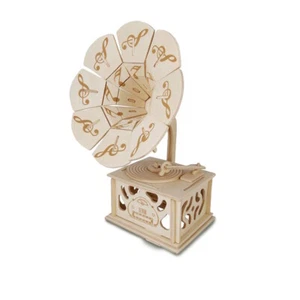 Quay P226 Gramophone Woodcraft Construction Kit - Picture 1 of 1