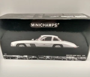Minichamps 1/18 Scale Mercedes-Benz 300 SL-1954 (Silver) - Picture 1 of 12