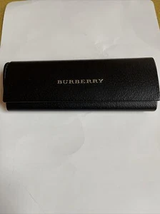 BURBERRY SUNGLASSES EYEGLASSES BLACK Hard CASE ONLY,preowned - Picture 1 of 8